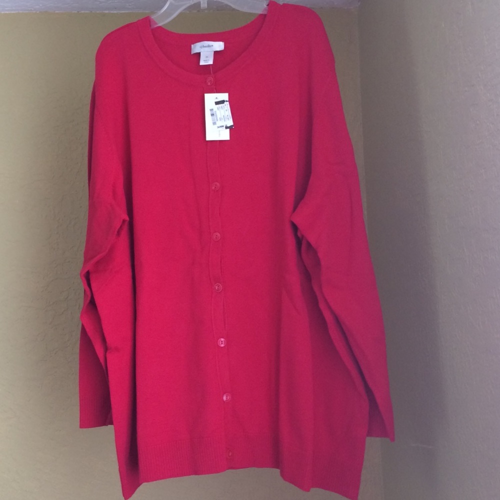 3X Red Cardigan by Christopher/Banks - PRICE DROP!
